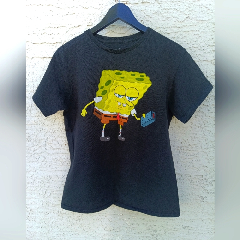 SpongeBob SquarePants with Cellphone t shirt